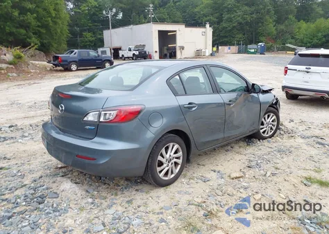 2013 Mazda Mazda3 I Touring из США, поврежденный, VIN JM1BL1V85D1706742